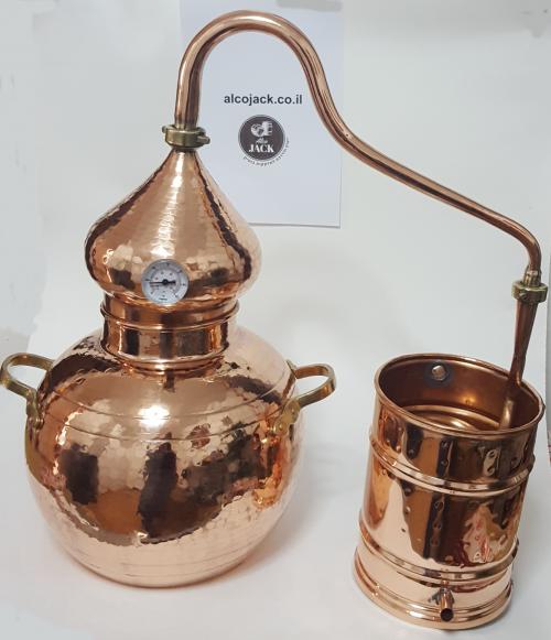 מזקקה 20 ליטר נחושת - Copper Alembic Still