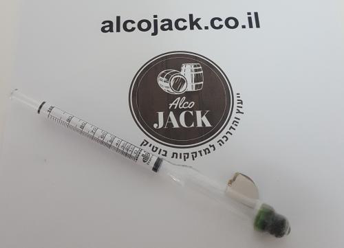 אלכוהולמטר (מד אלכוהול) קצר לתוכי - Alcoholmeter