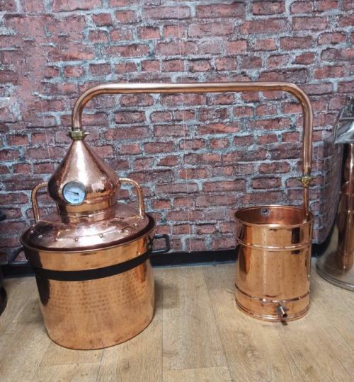 מזקקה 30 ליטר נחושת דופן כפולה - Copper Alembic Still